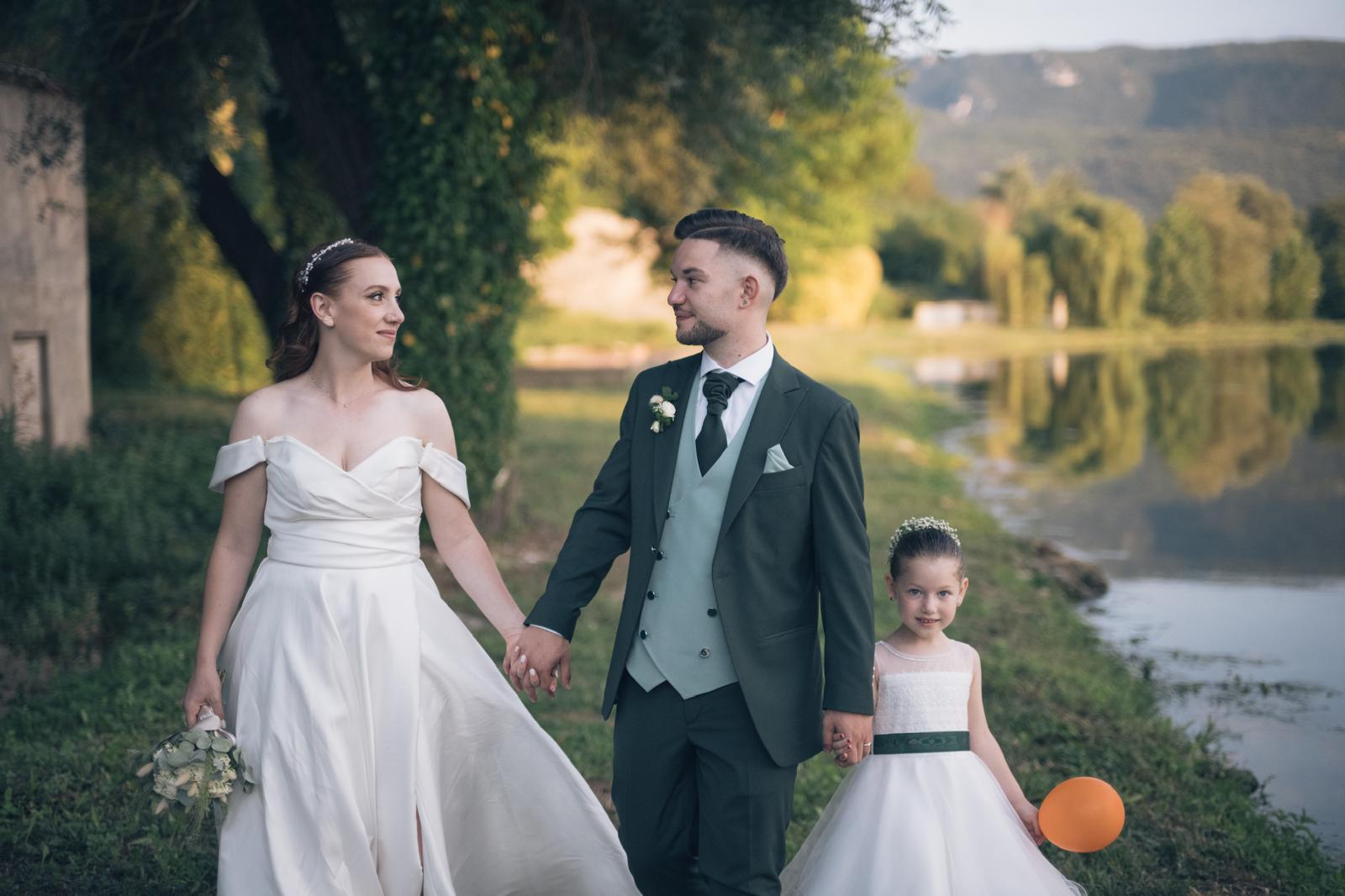 Roberto Tucci durante un reportage fotografico di matrimonio