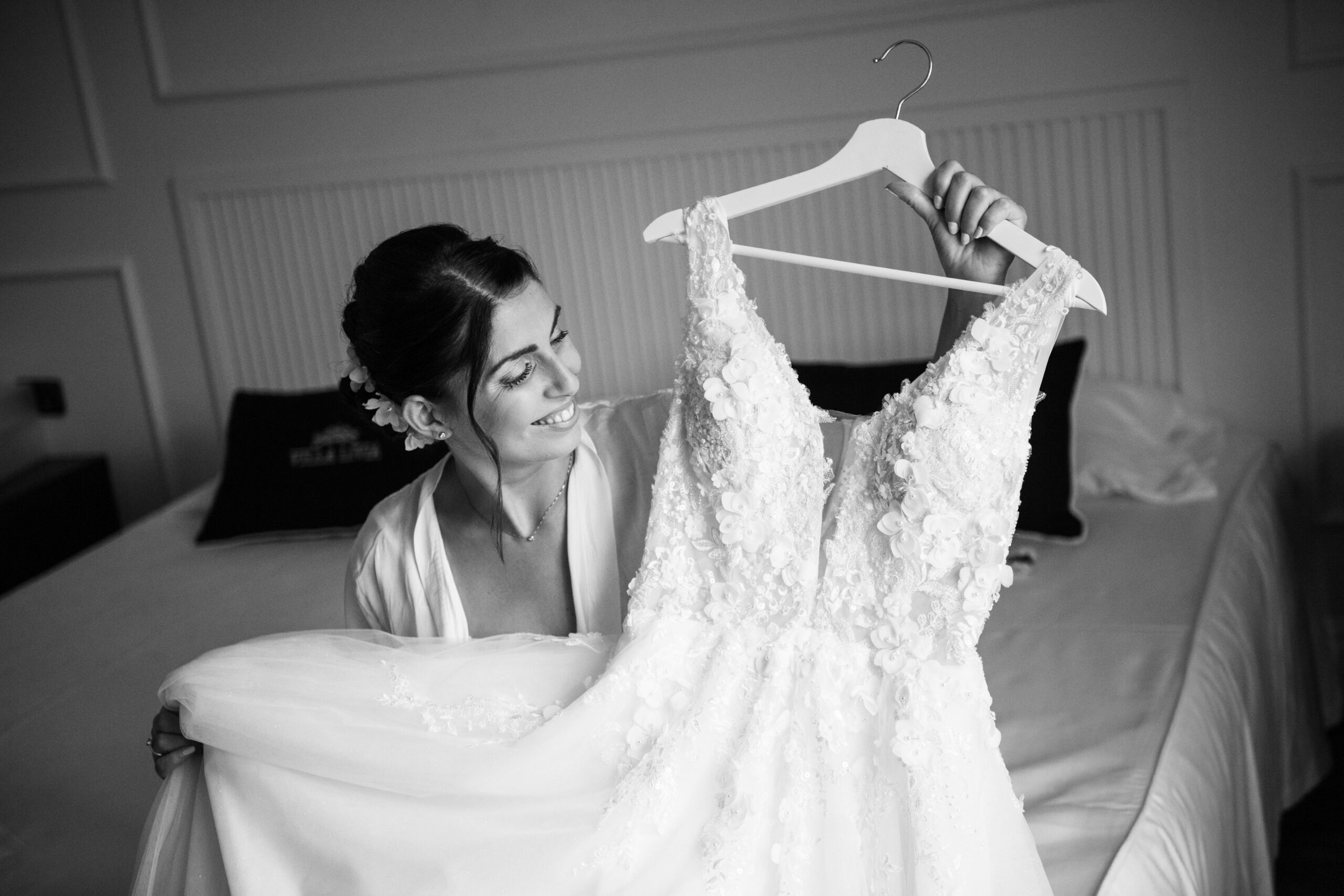 Fotografia matrimonio autentica con gli sposi in un momento naturale